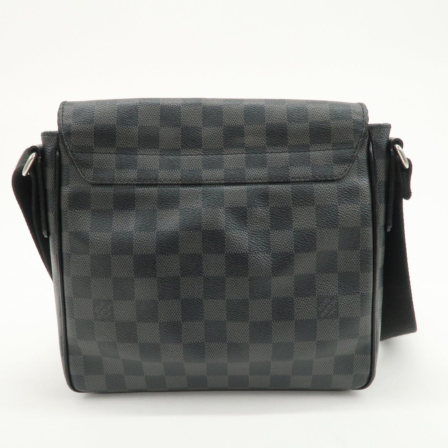 Louis Vuitton Damier Graphite District PM Shoulder Bag Noir N41260