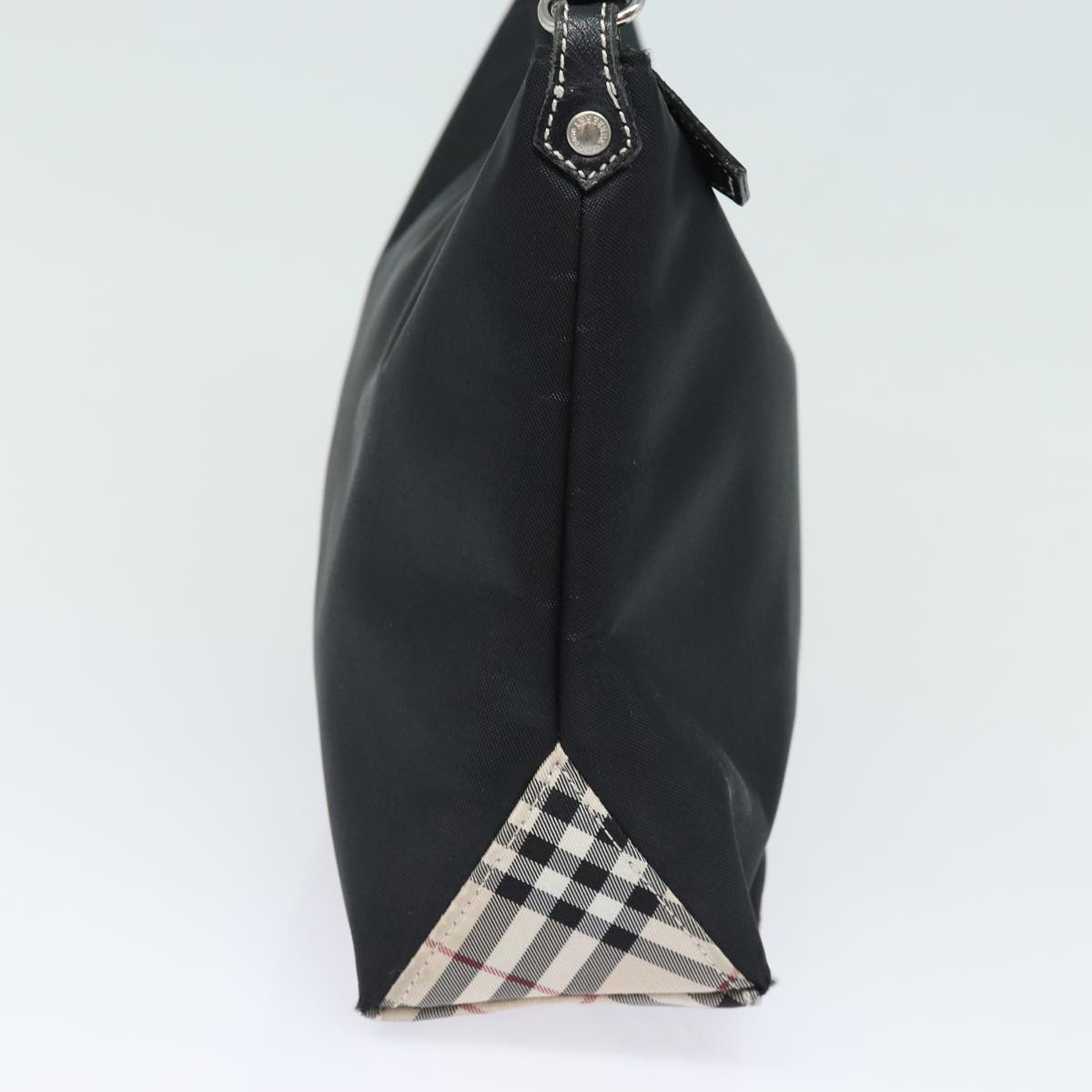 Burberry Nova Check Black Synthetic Handbag ( )
