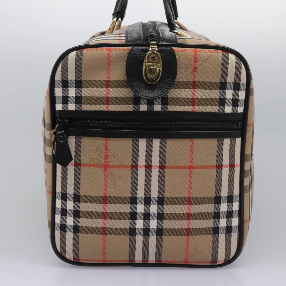 Burberry Nova Check Beige Canvas Travel Bag ( )