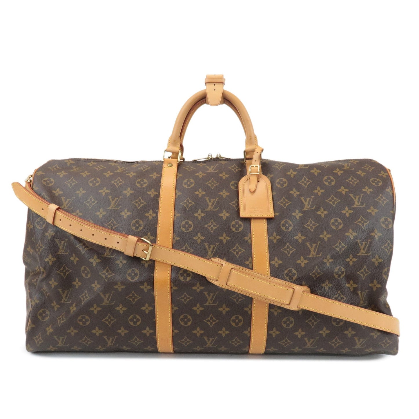 Louis Vuitton Monogram Keep All Bandouliere 60 Boston Bag M41412