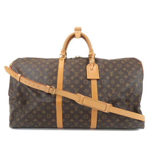Louis Vuitton Monogram Keep All Bandouliere 60 Boston Bag M41412