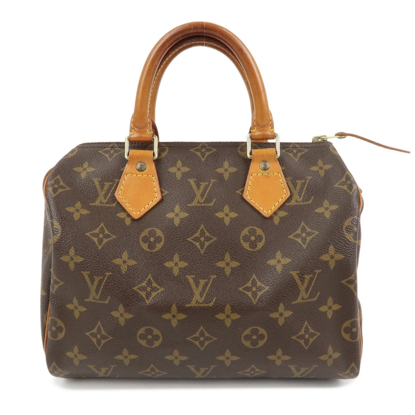 Louis Vuitton Monogram Speedy 25 Boston Bag Hand Bag Brown M41528