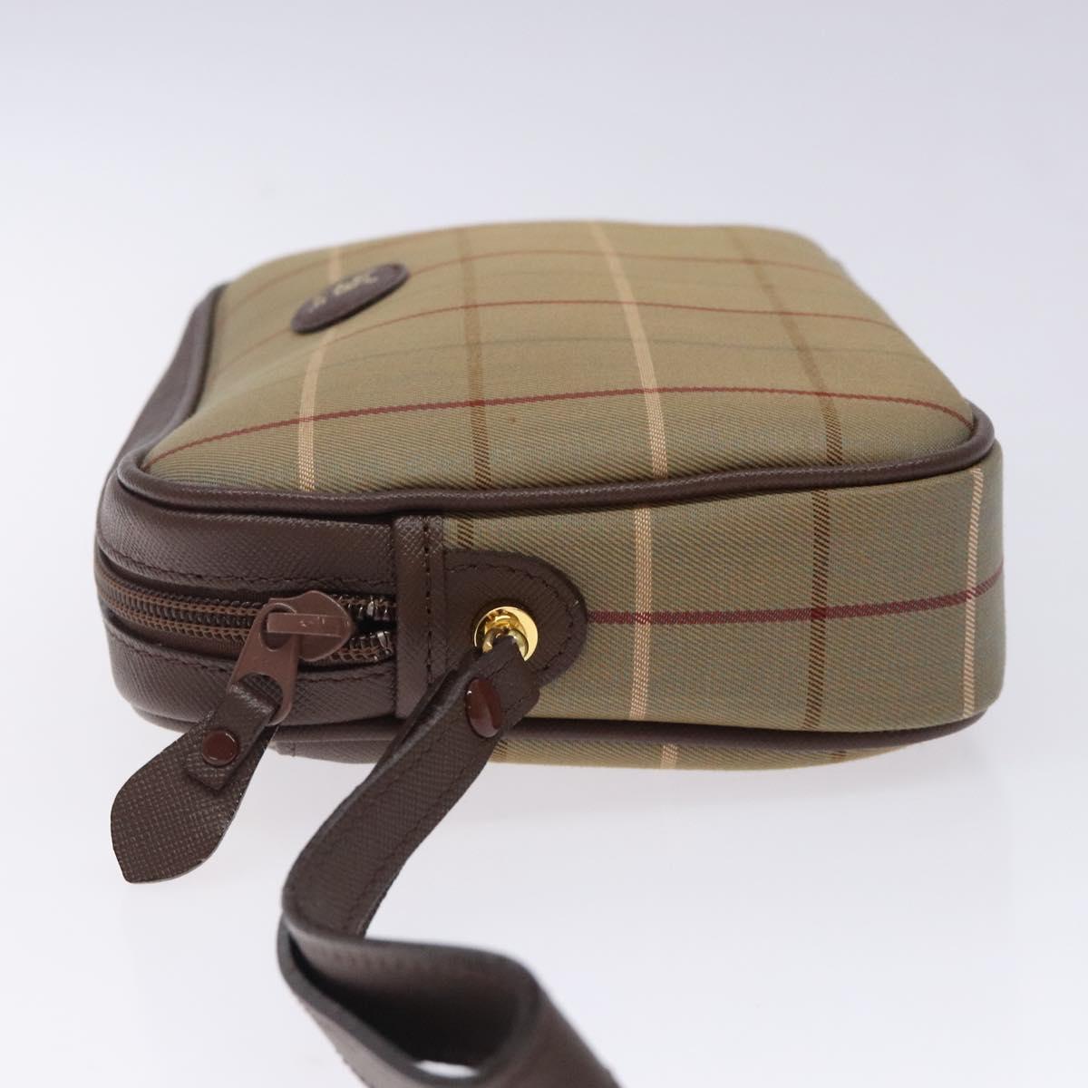 Burberry Nova Check Beige Canvas Clutch Bag ( )