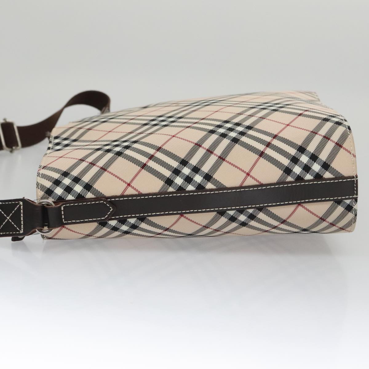 Burberry Nova Check Beige Canvas Shoulder Bag ( )