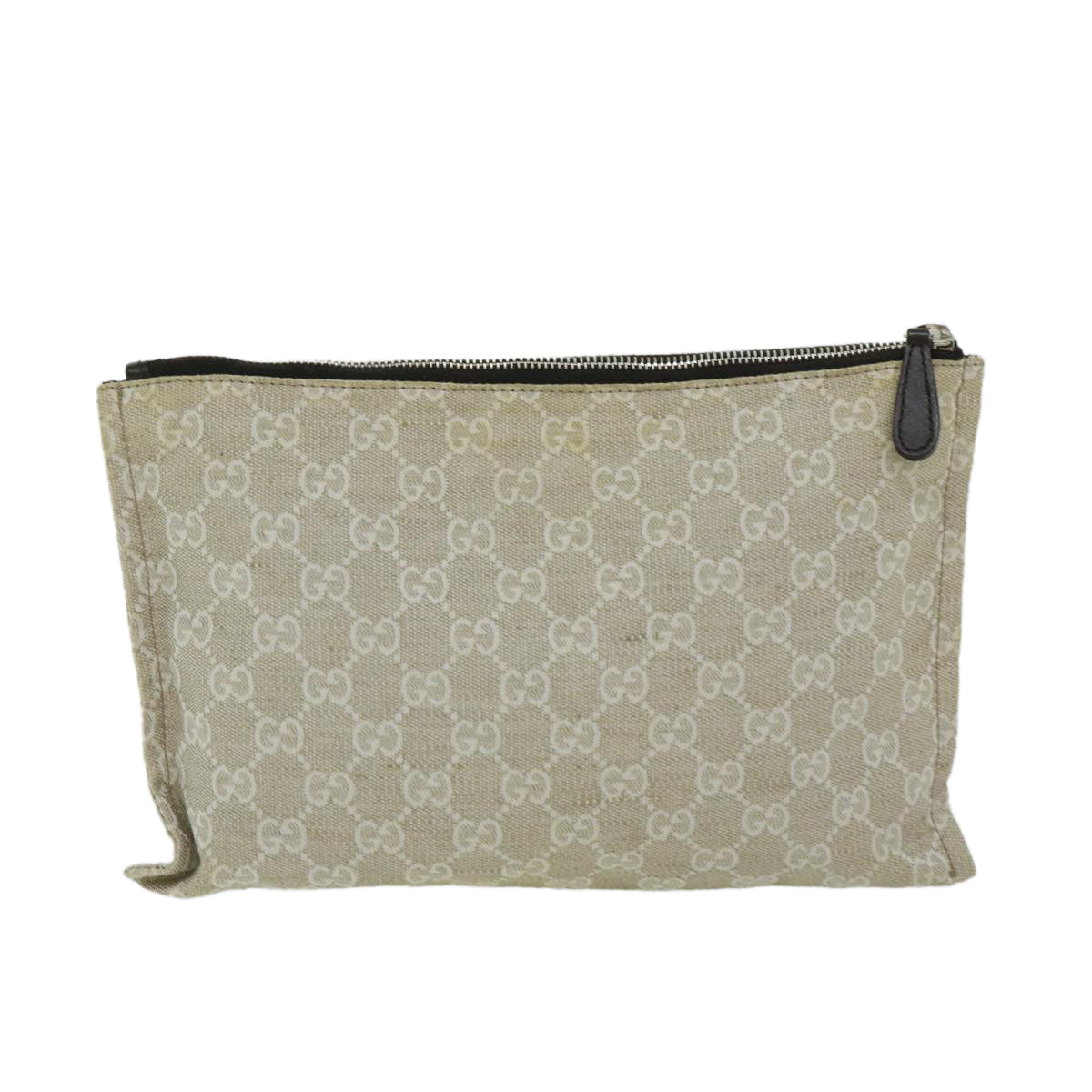Louis Vuitton Lou Leather Canvas Clutch