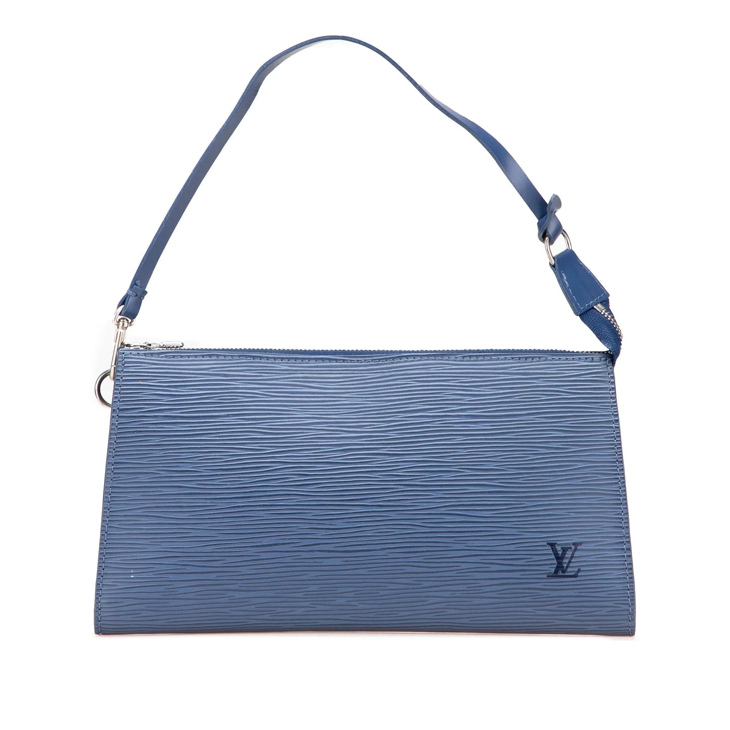 Blue Louis Vuitton Epi Pochette Accessoires Shoulder Bag