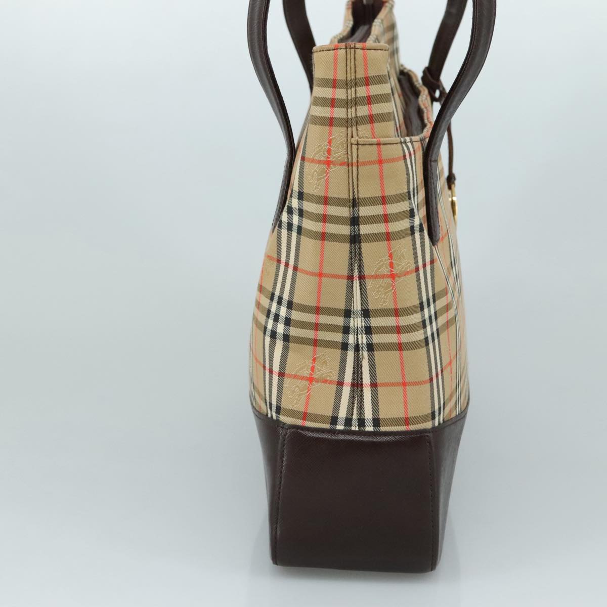 Burberry Nova Check Beige Canvas Shoulder Bag ( )