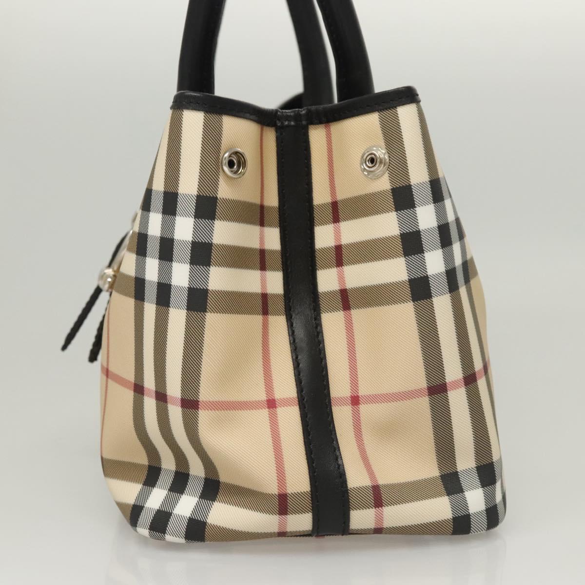 Burberry Nova Check Beige Canvas Tote Bag ( )