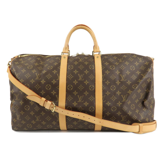 Louis Vuitton Monogram Keep All Bandouliere 55 Boston Bag M41414