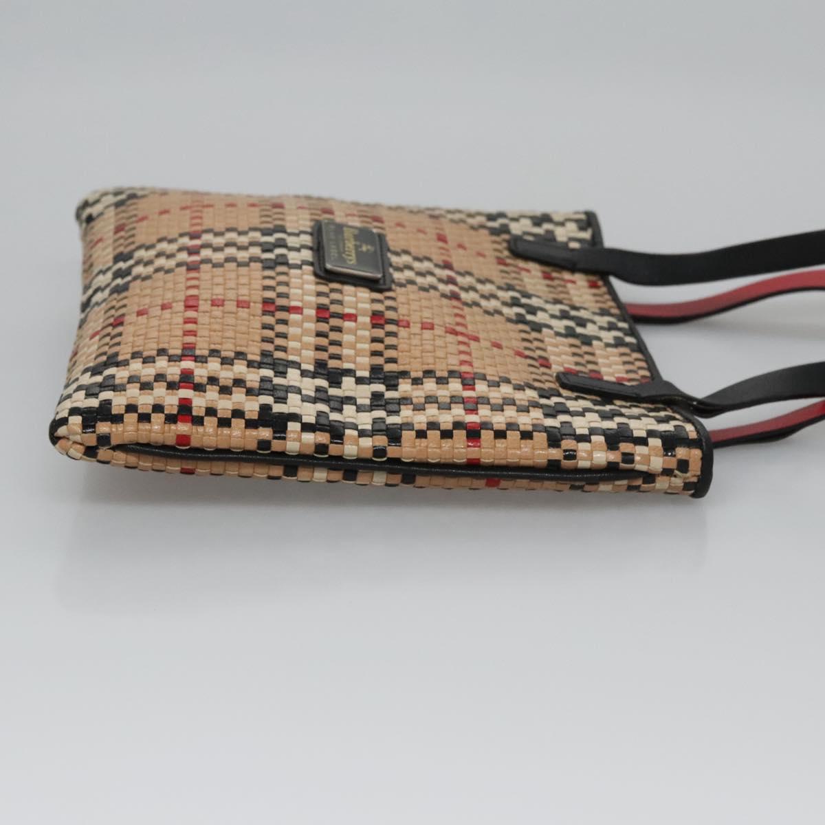 Burberry Black Label Beige Leather Handbag ( )