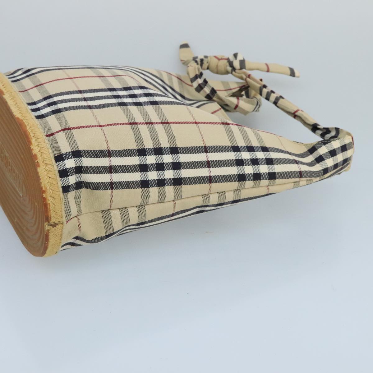 Burberry Nova Check Beige Canvas Shoulder Bag ( )