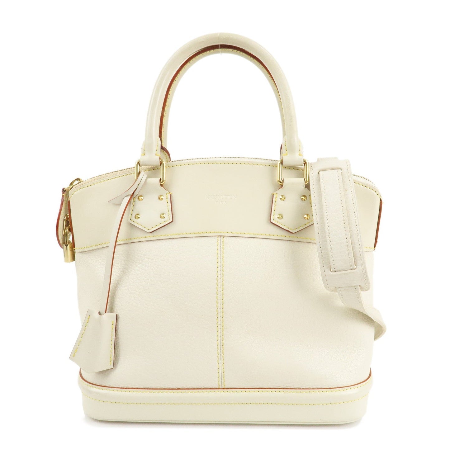 Louis Vuitton Suhari Lockit PM 2Way Hand Shoulder Bag Blanc M91887