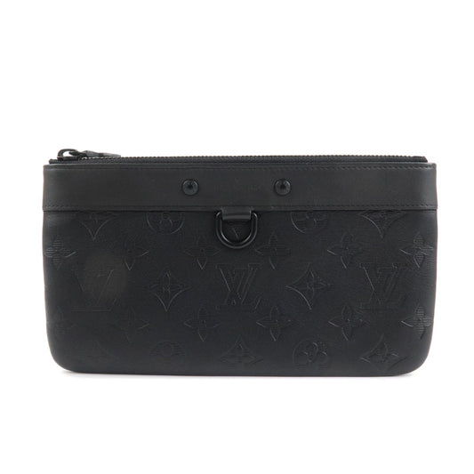 Louis Vuitton Monogram Shadow Pochette Discovery PM Black M44335