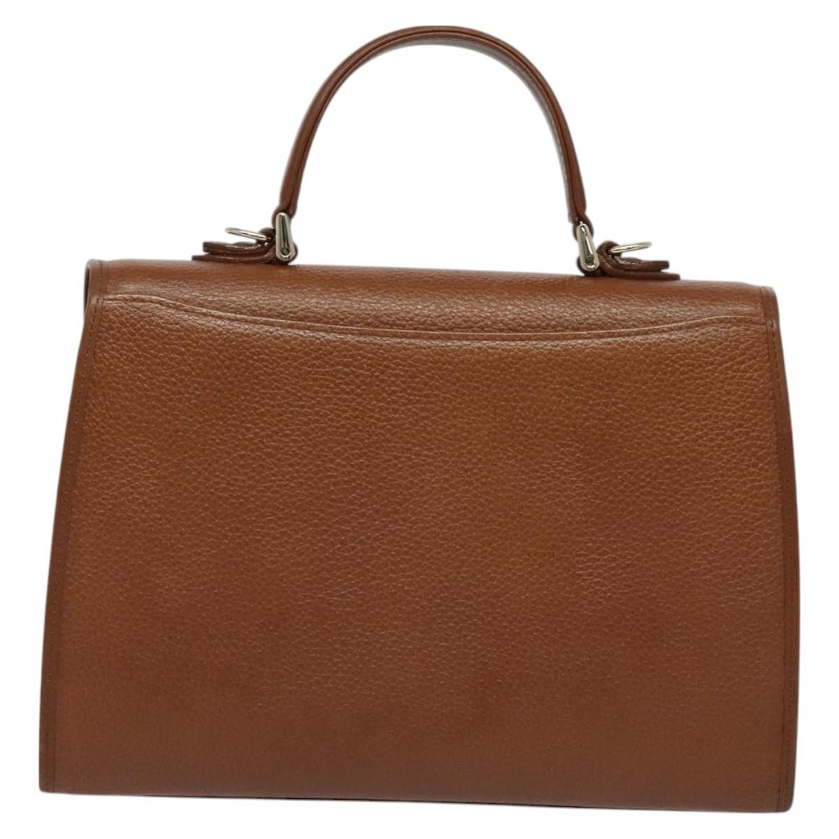 Burberry Nova Check Brown Leather Handbag ( )