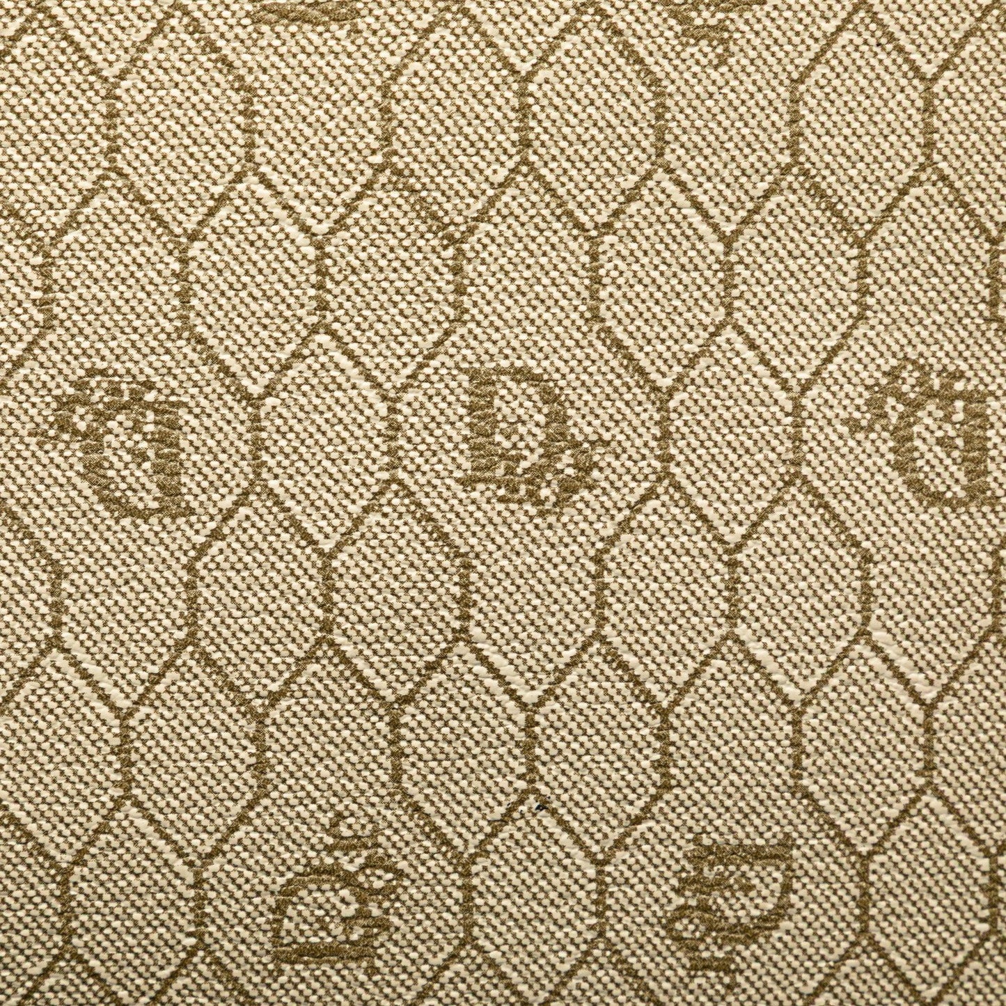Brown Dior Honeycomb Coated Canvas Chain Shoulder Bag