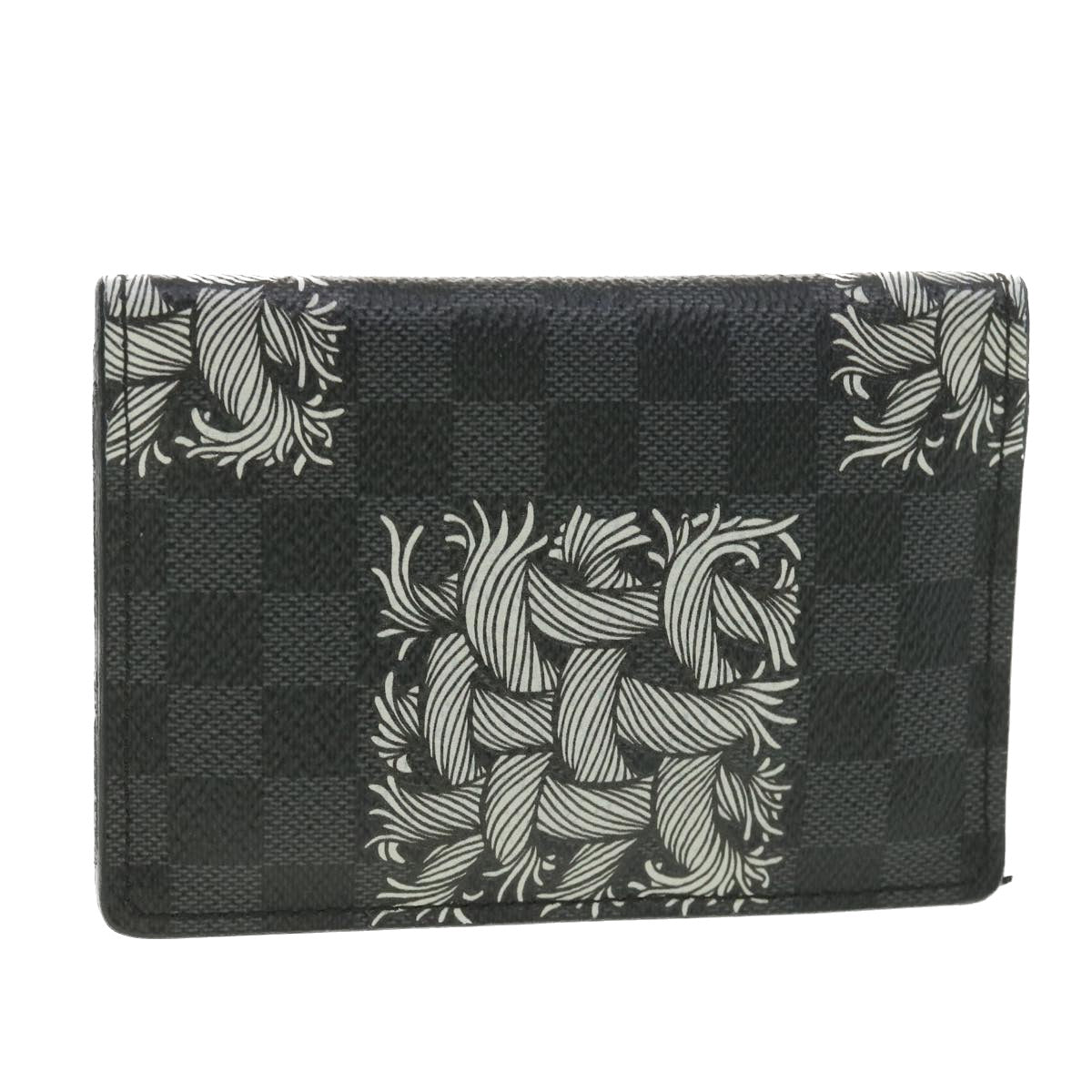 Louis Vuitton Black Canvas  wallet accessories