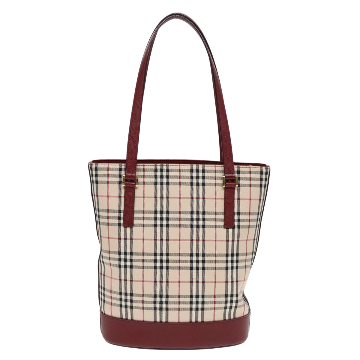 Burberry Nova Check Beige Canvas Shoulder Bag ( )
