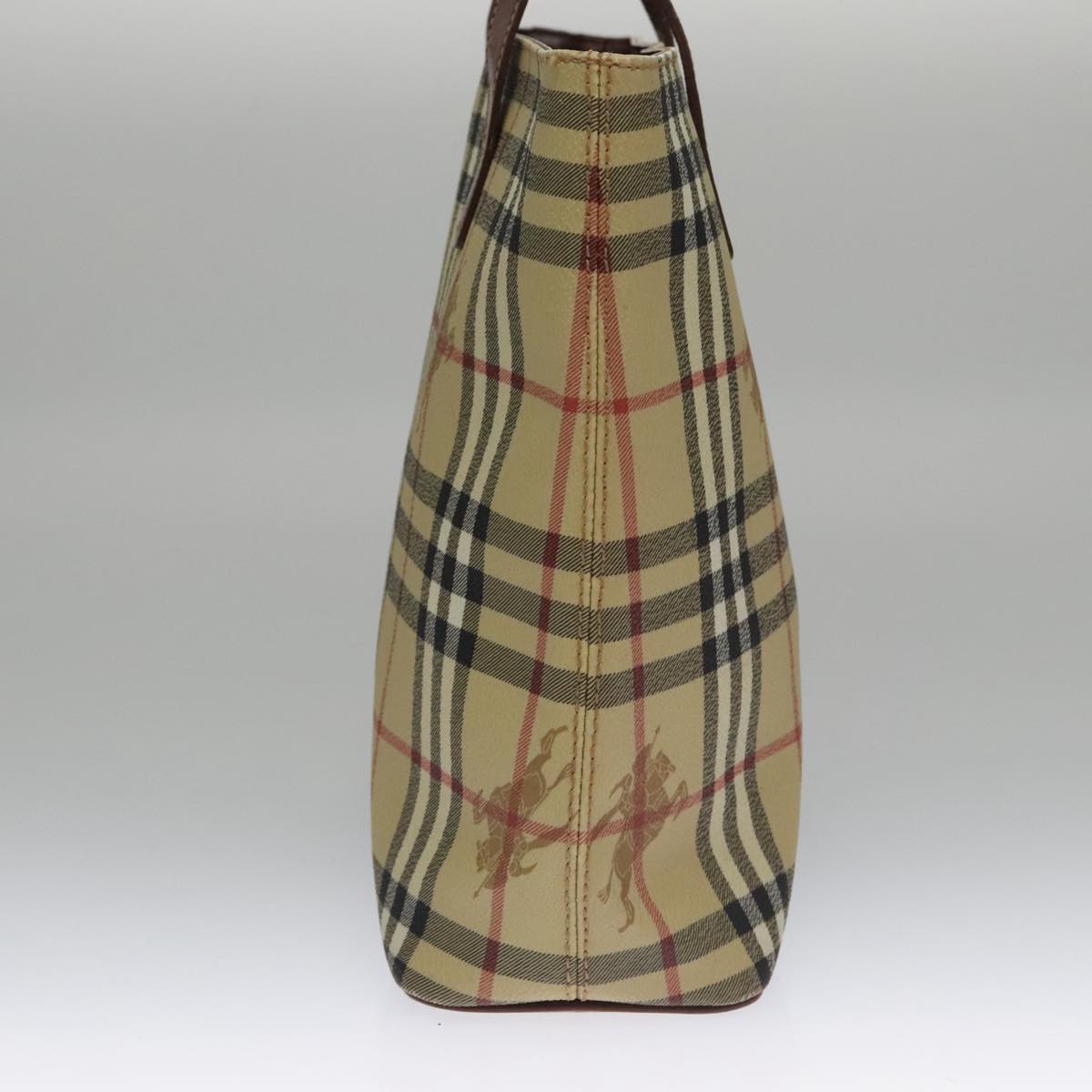 Burberry Nova Check Beige Canvas Tote Bag ( )