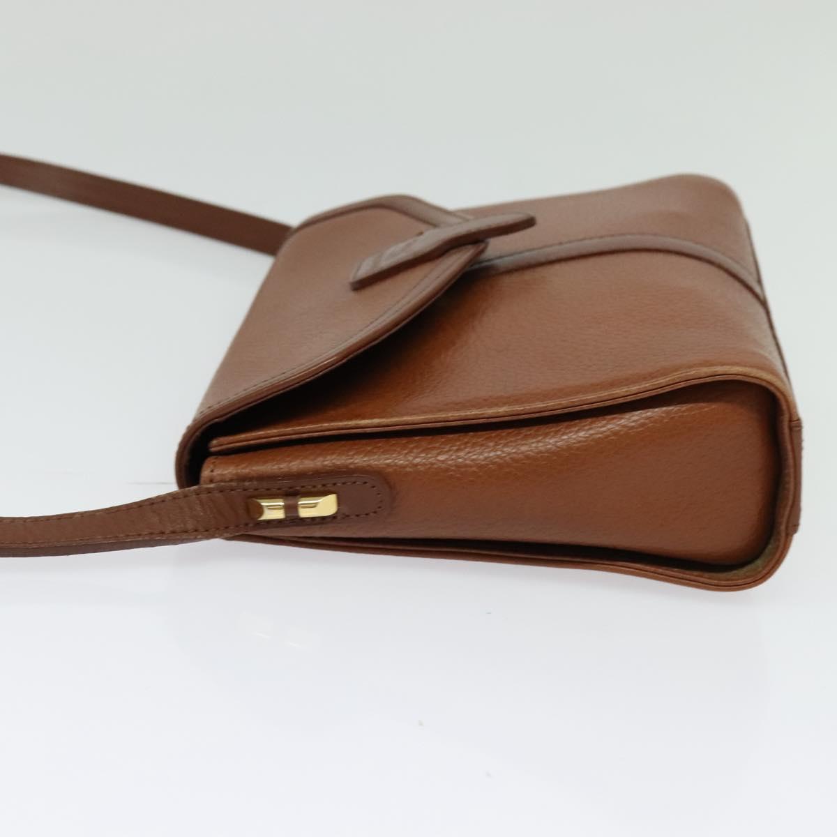 Burberry Nova Check Brown,Gold Leather Shoulder Bag ( )