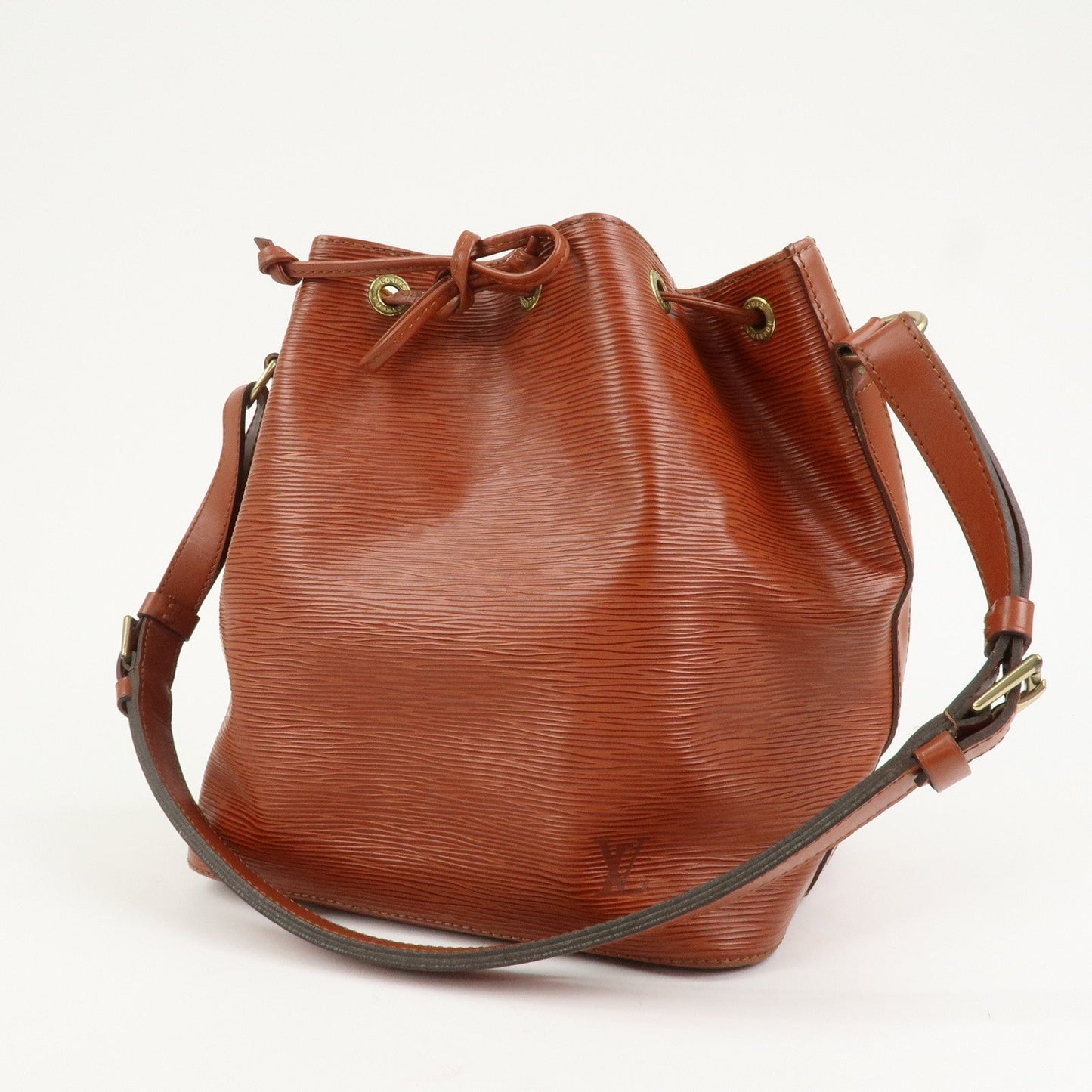 Louis Vuitton Epi Leather Petit Noe Shoulder Bag Kenya Brown M44103