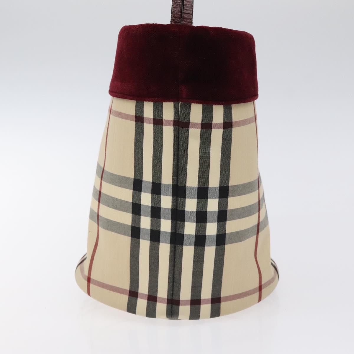 Burberry Nova Check Beige Canvas Handbag ( )