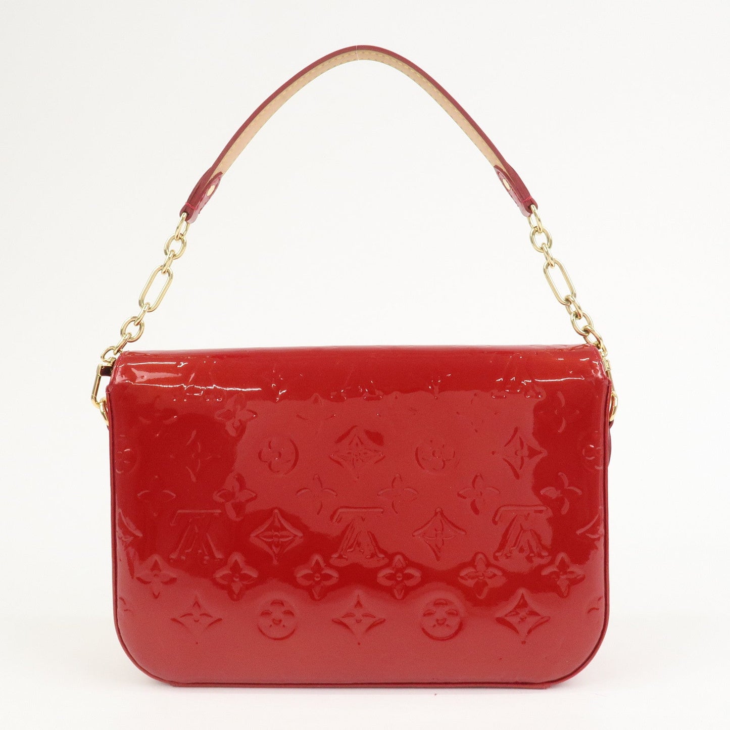 Louis Vuitton Monogram Vernis Rodeo Drive Shoulder Bag Red M93599