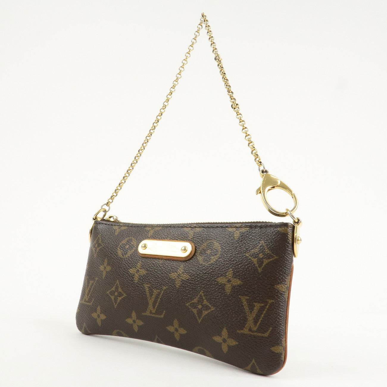 Louis Vuitton Monogram Pochette Milla MM Chain Hand Bag M60094