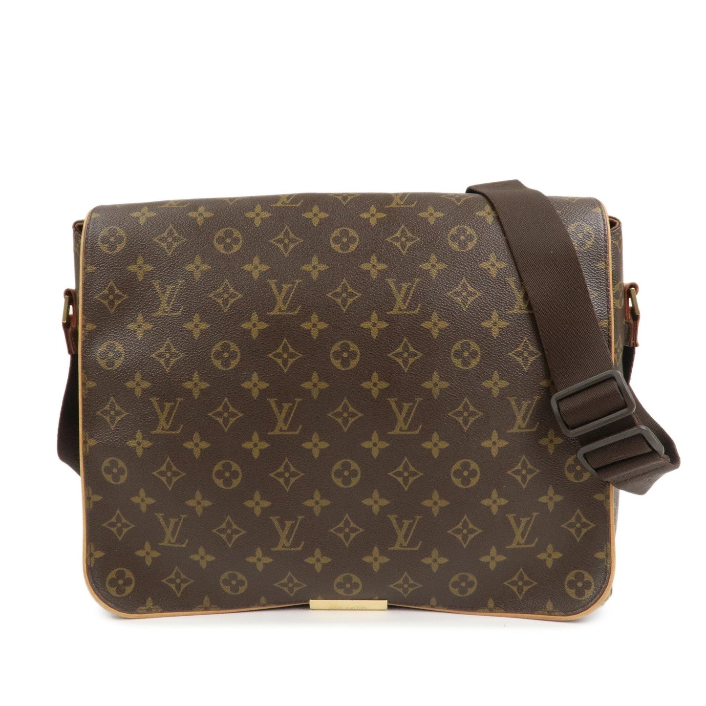 Louis Vuitton Monogram Abbesses Messenger Bag Brown M45257