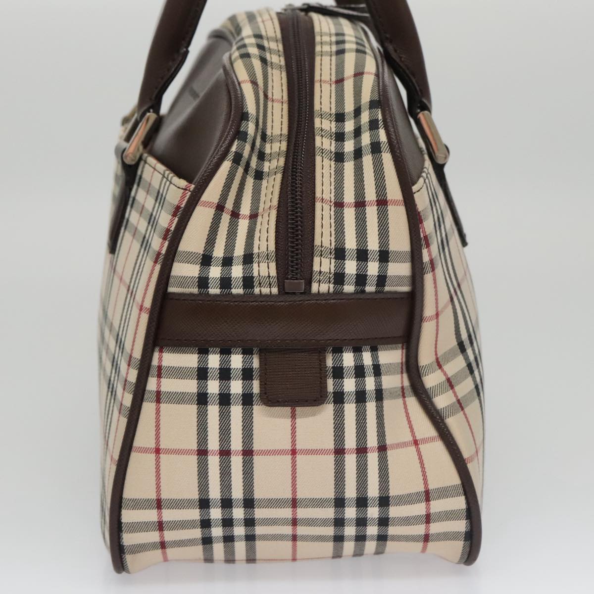 Burberry Nova Check Beige Canvas Handbag ( )