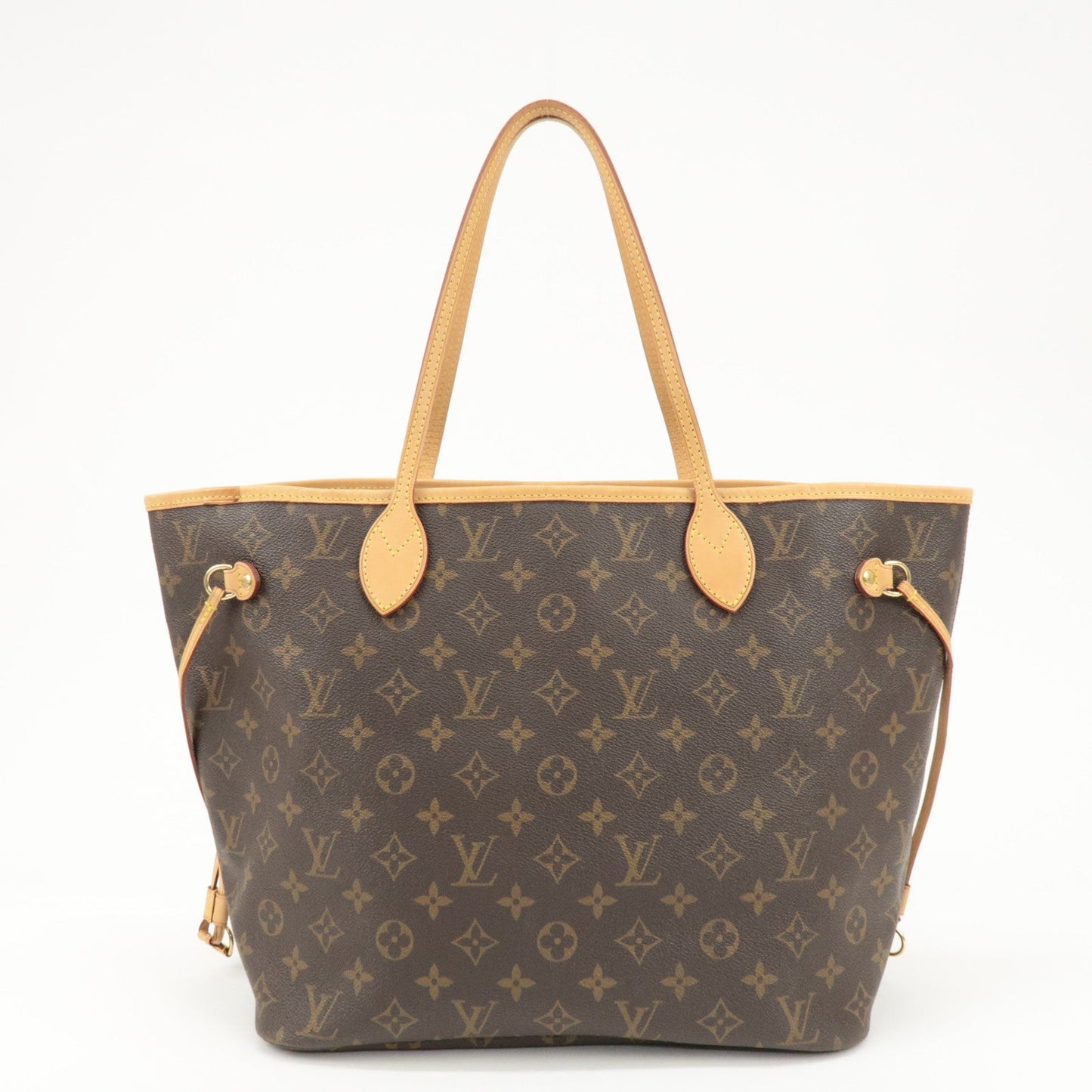 Louis Vuitton Monogram Neverfull MM Tote Bag Brown M40156