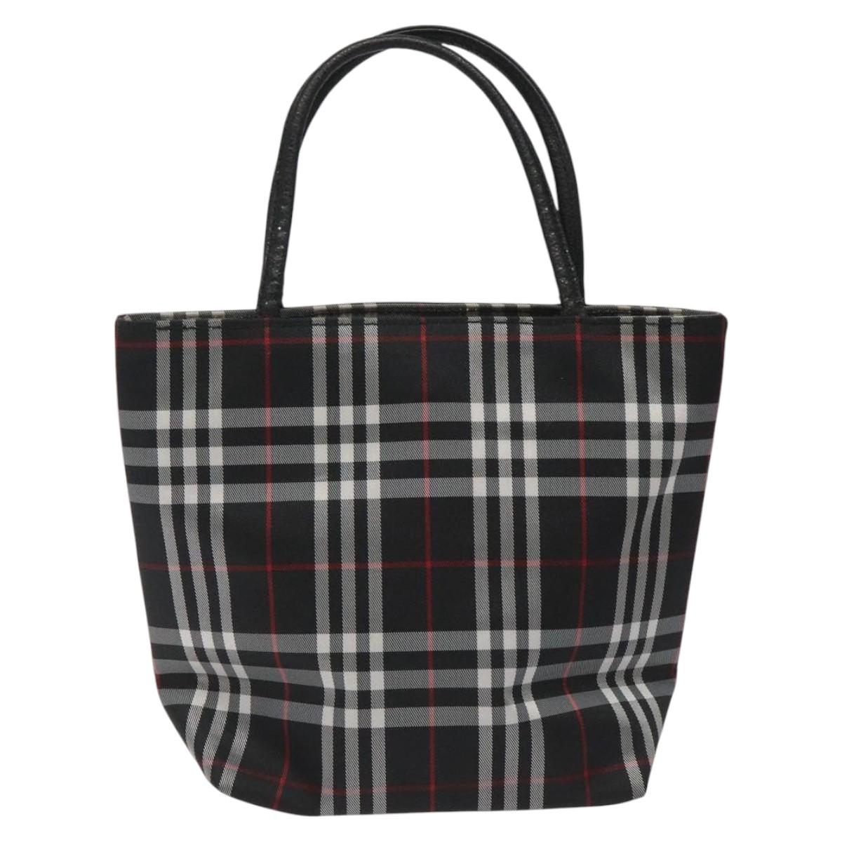 Burberry Nova Check Black Synthetic Handbag ( )