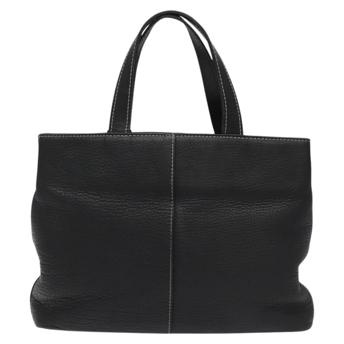 Burberry Nova Check Black Leather Tote Bag ( )