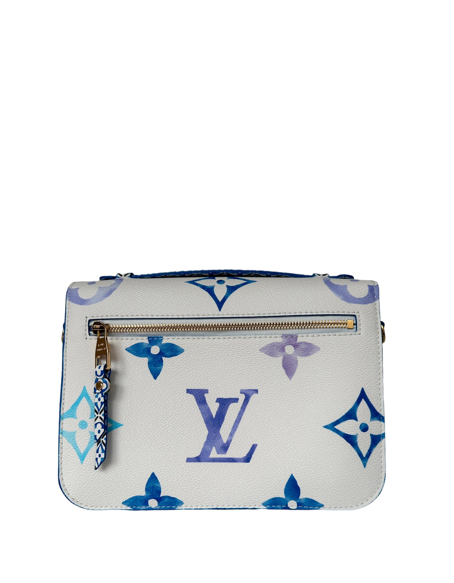 Louis Vuitton Blue Monogram Giant By The Pool Pochette Metis Messenger Bag