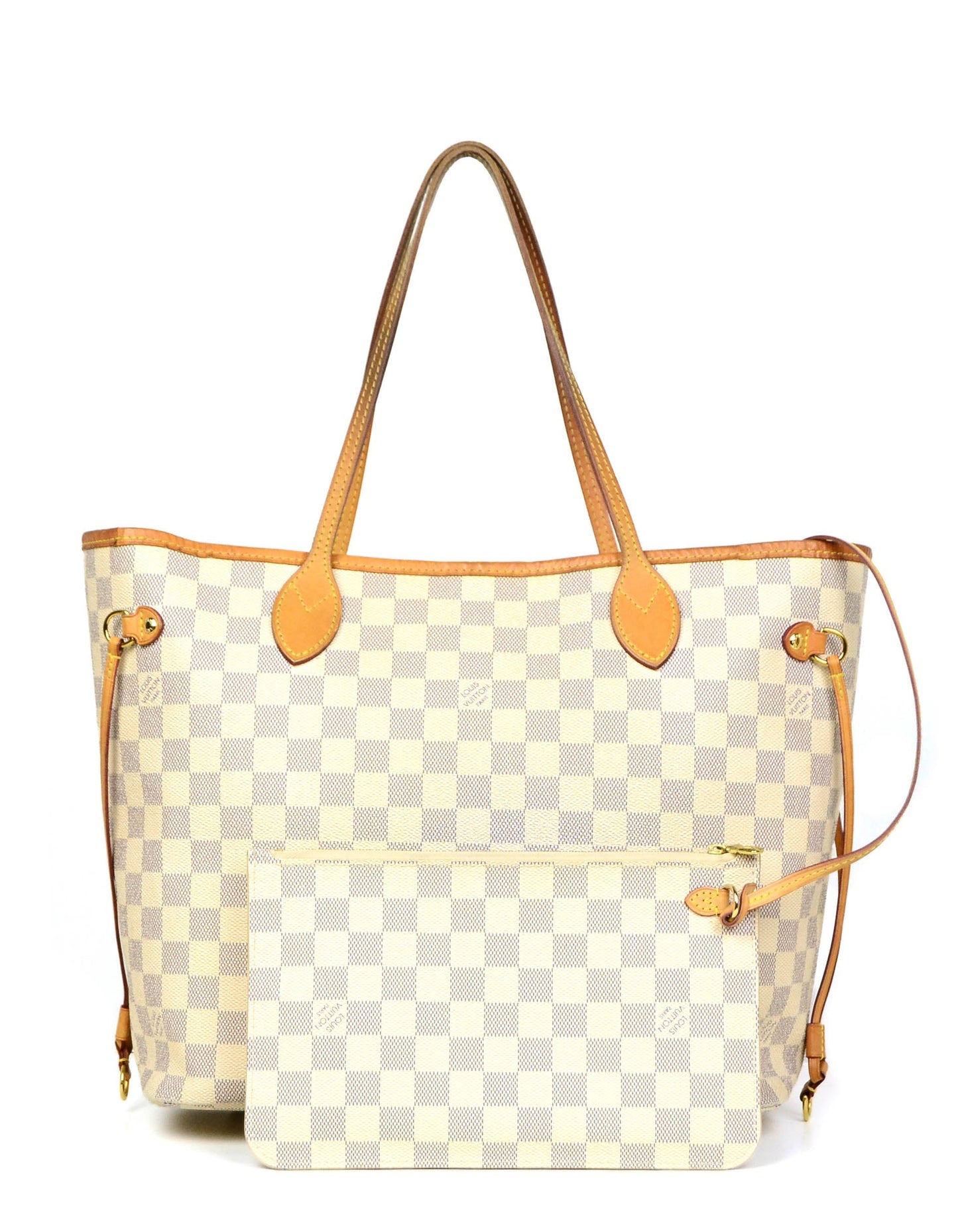 Louis Vuitton Damier Azur Neo Neverfull MM Tote Bag