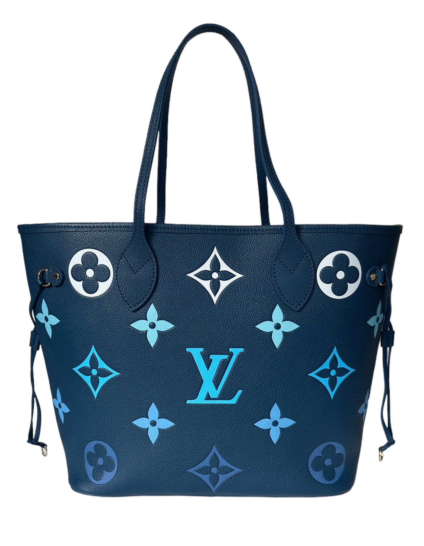 Louis Vuitton Gradient Blue Empreinte Monogram Giant Neverfull MM