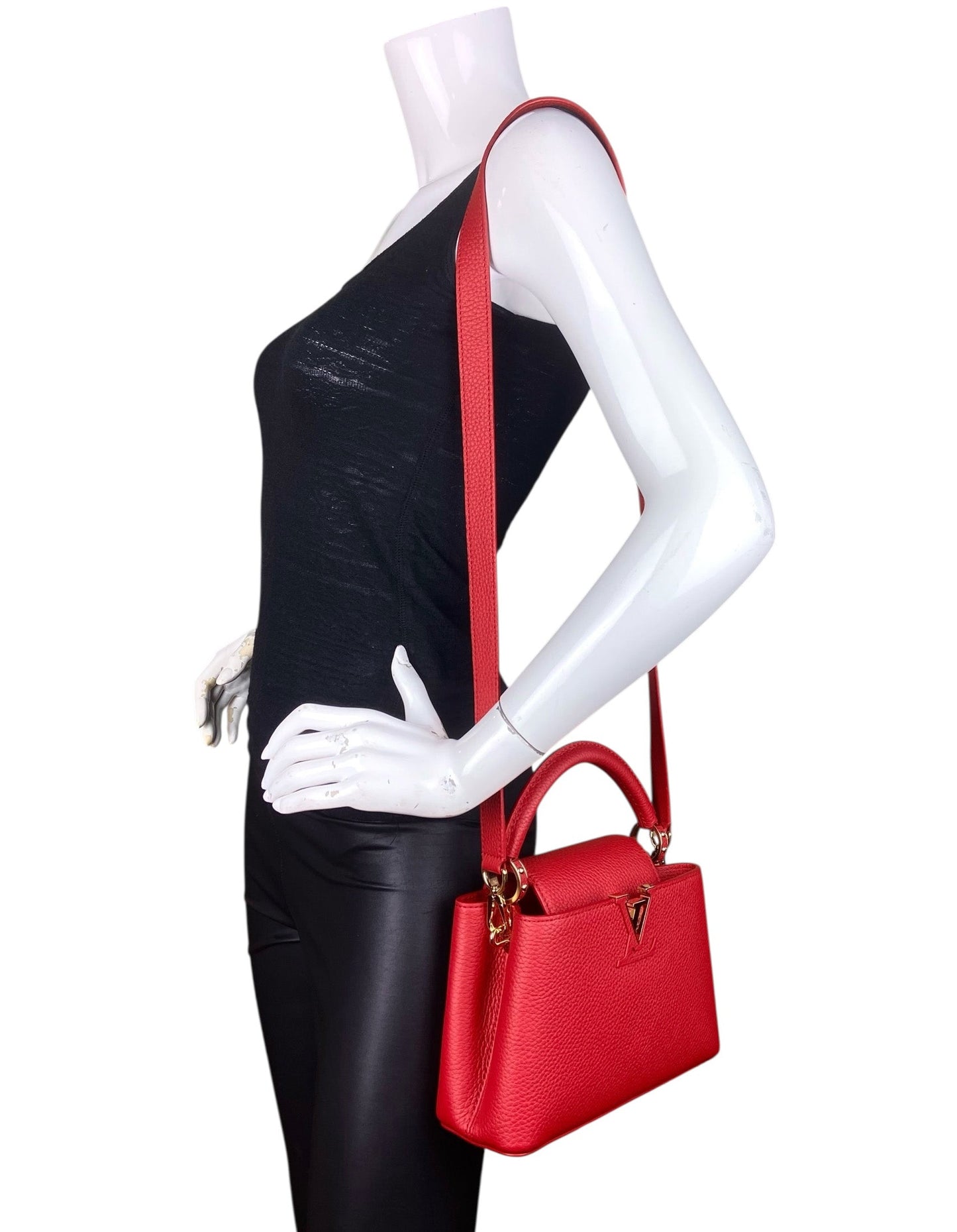 Louis Vuitton Red Capucines BB Bag