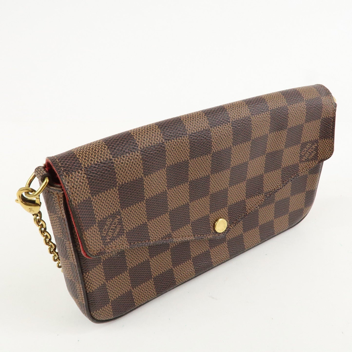 Louis Vuitton Damier Pochette Felicie Shoulder Bag Brown N40492