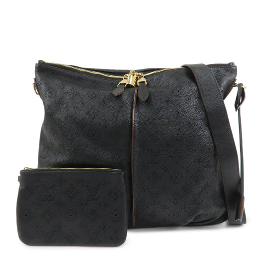 Louis Vuitton Monogram Mahina Leather 2Way Shoulder Bag Noir M93987