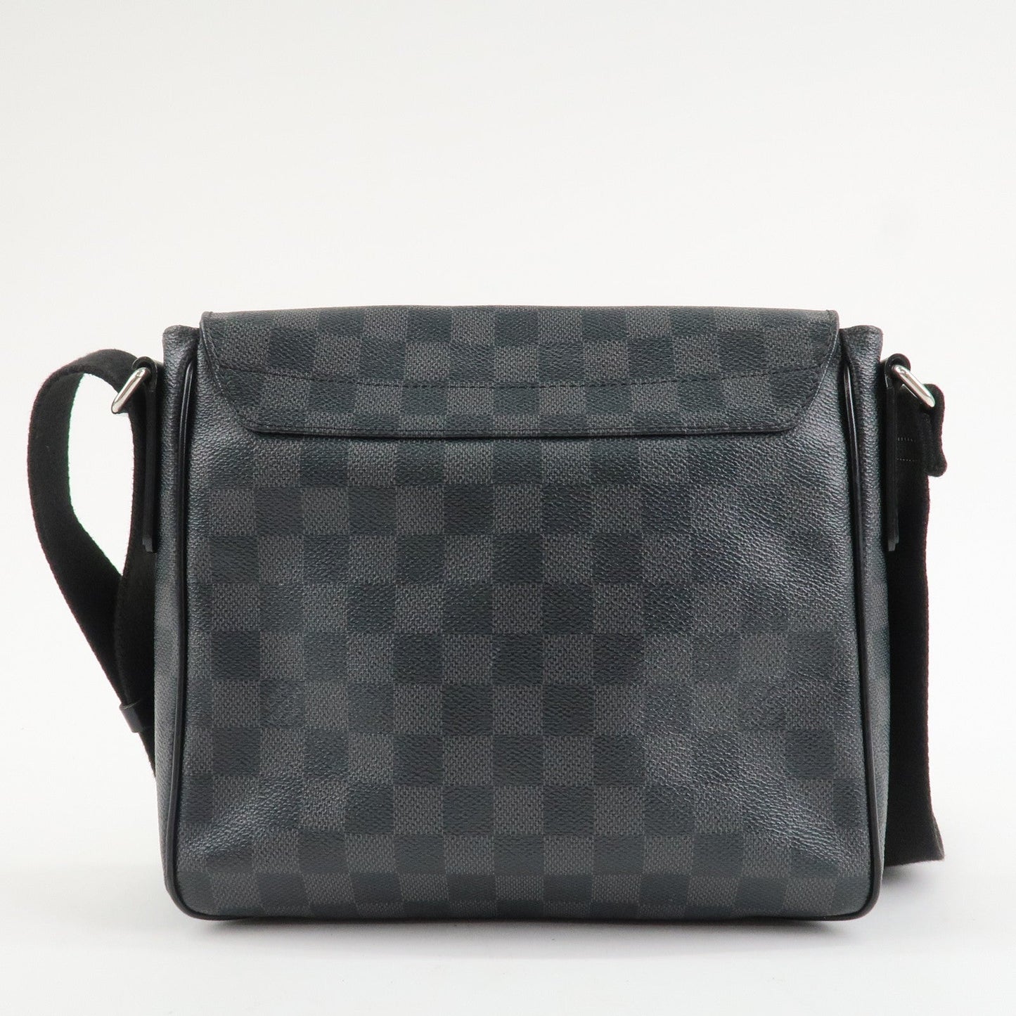 Louis Vuitton Damier Graphite District PM Shoulder Bag Black N41260