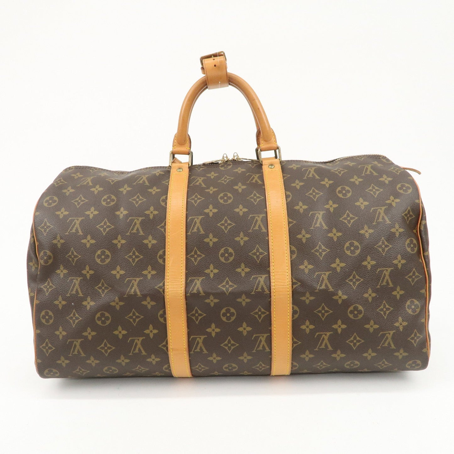 Louis Vuitton Monogram Keep All 50 MALLTIER Boston Bag Brown M41426