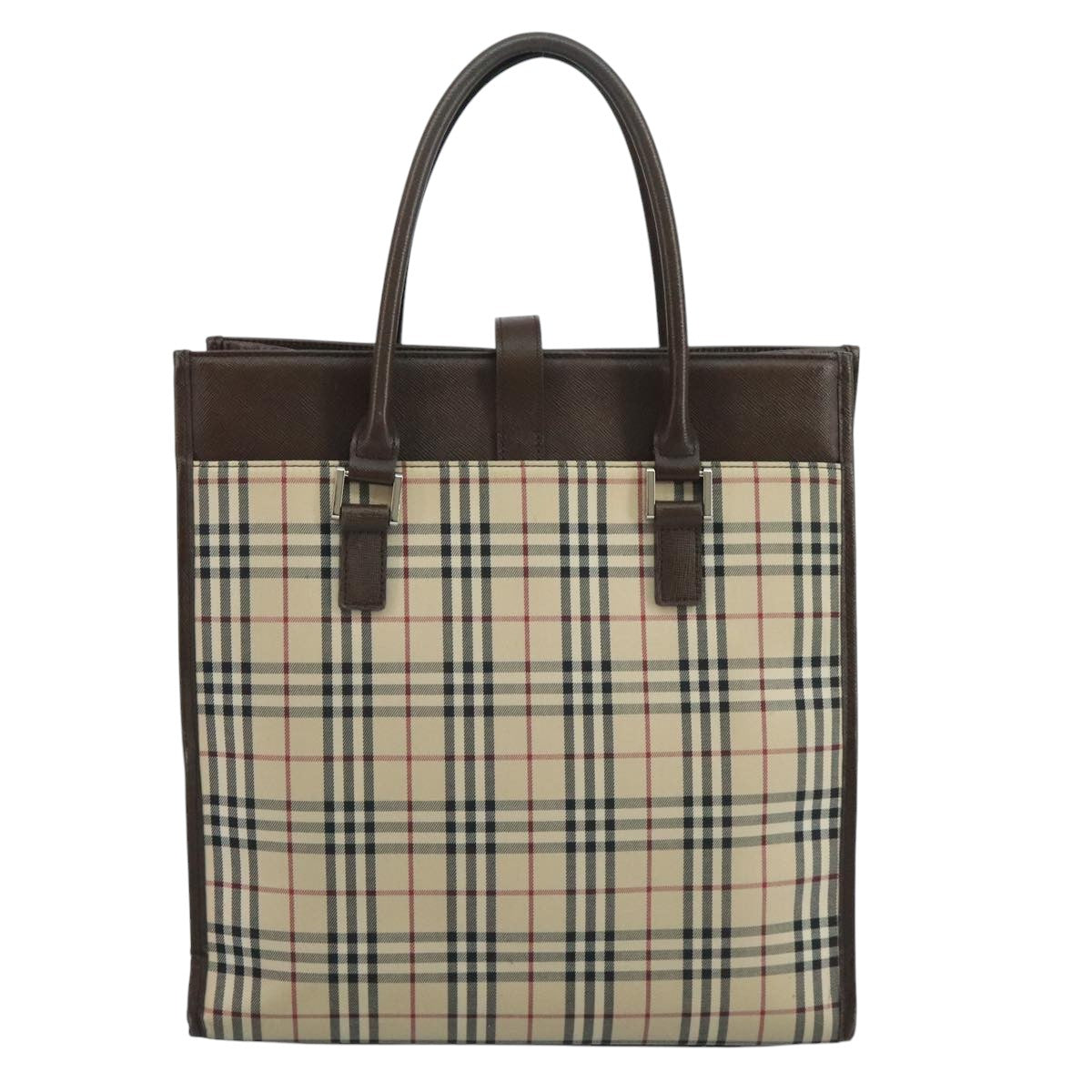 Burberry Nova Check Beige Canvas Tote Bag ( )