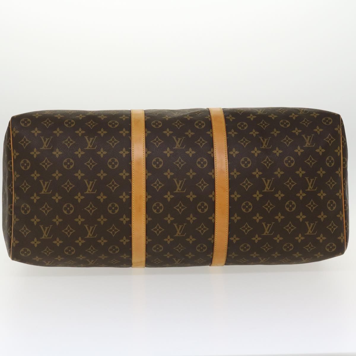Louis Vuitton Brown Canvas Keepall 60 travel bag