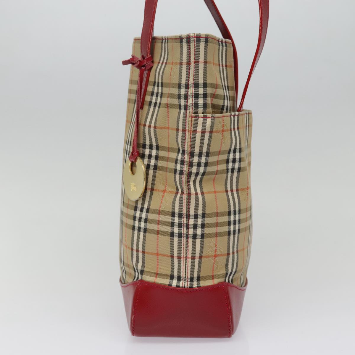 Burberry Nova Check Beige Canvas Tote Bag ( )