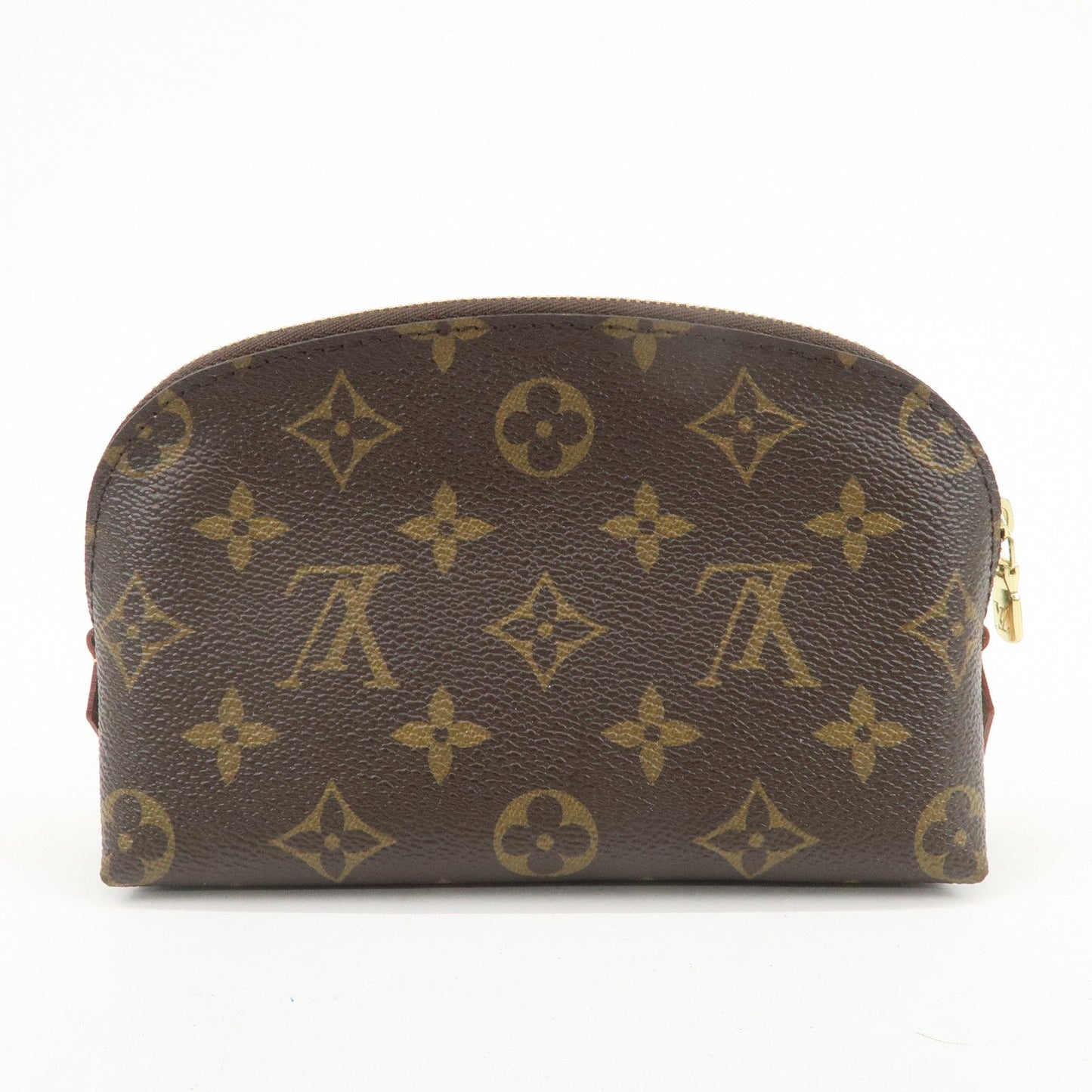 Louis Vuitton Monogram Pochette Cosmetic Pouch Brown M47515