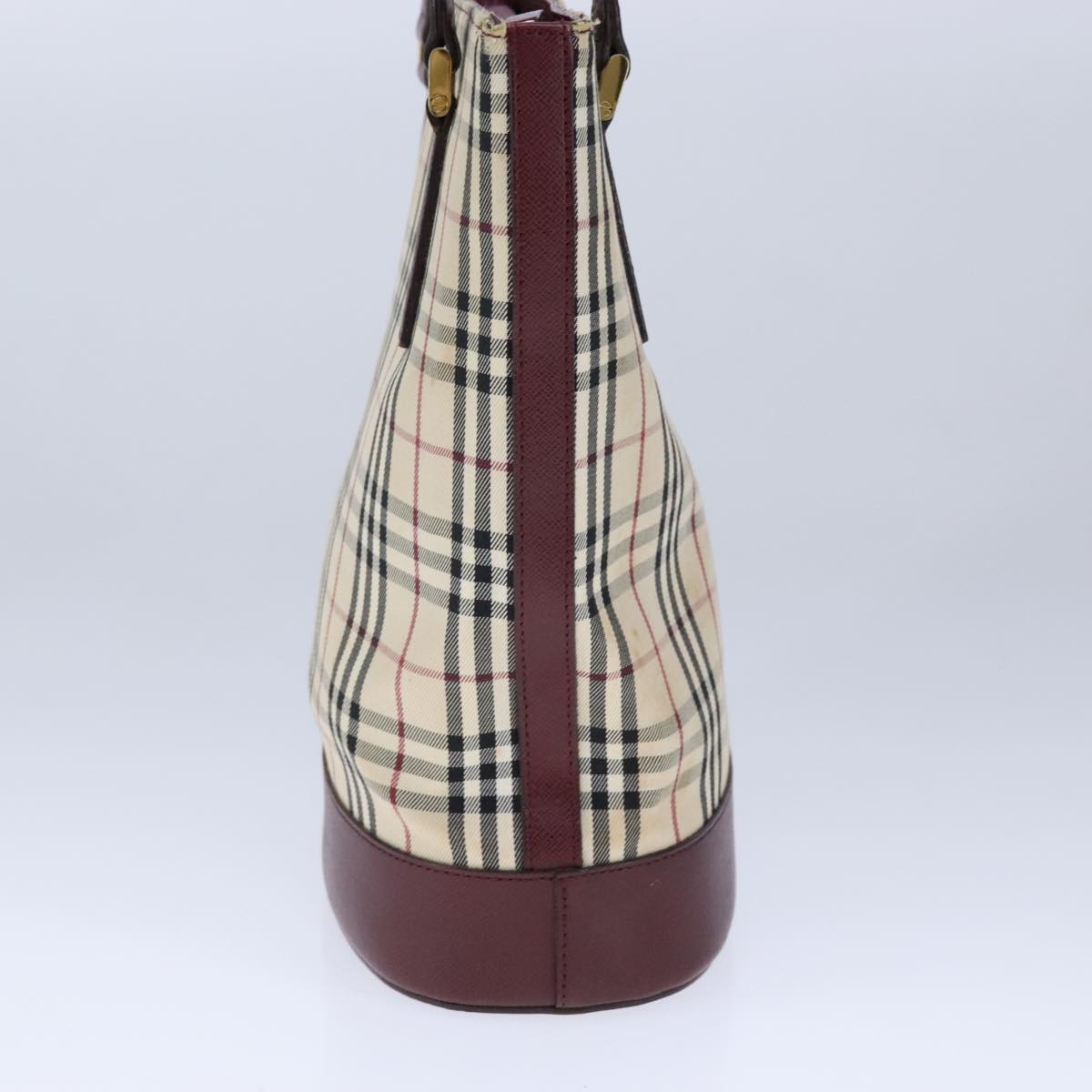Burberry Nova Check Beige Canvas Handbag ( )