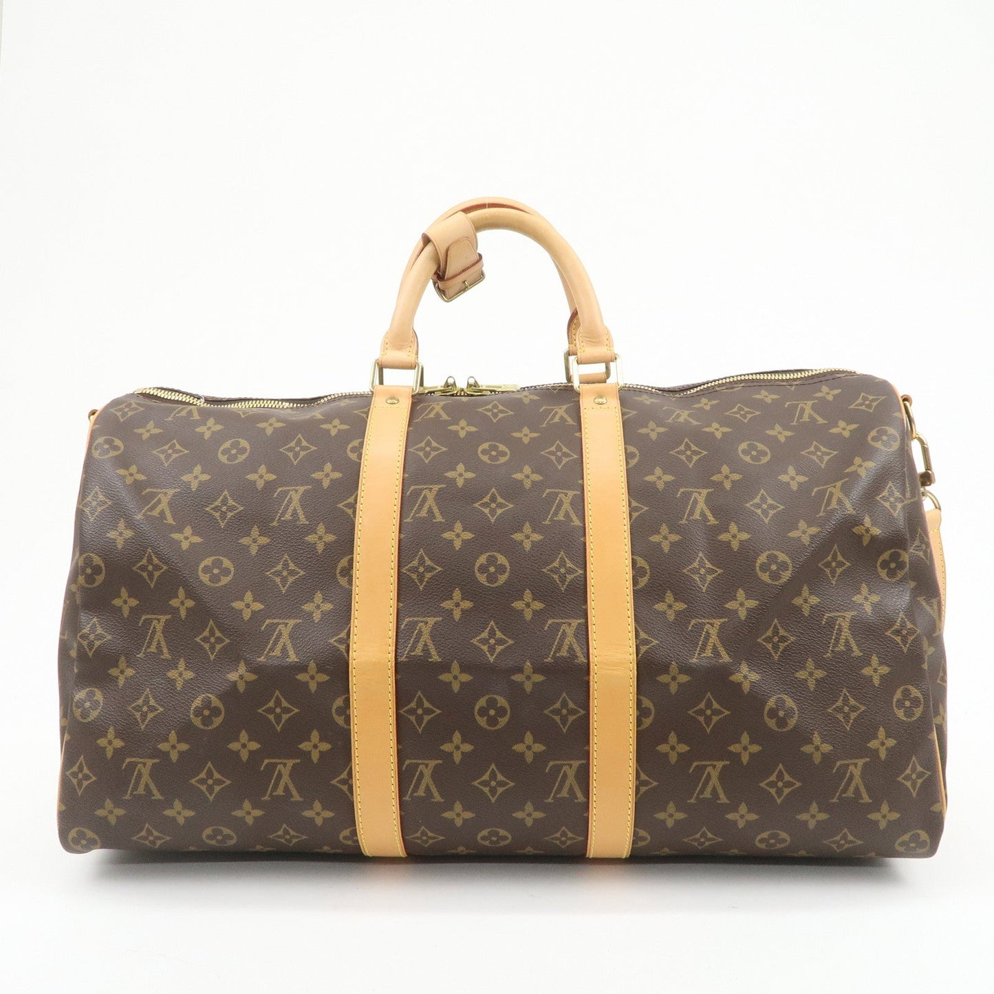 Louis Vuitton Monogram Keep All Bandouliere 50 Boston Bag M41416