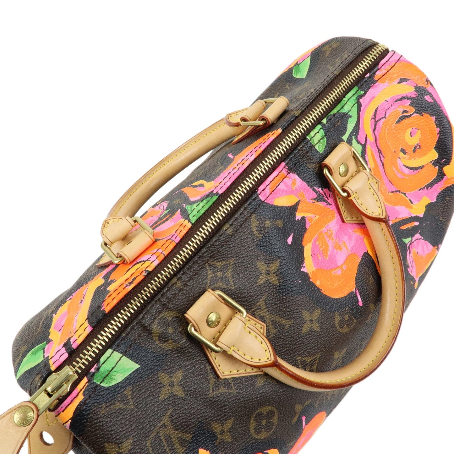 Louis Vuitton Monogram Rose Canvas Speedy 30 Boston Bag M48610