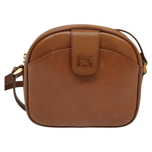 Burberry Brown Leather Shoulder Bag ( )
