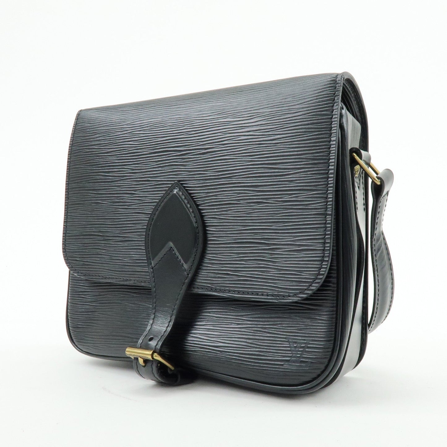 Louis Vuitton Epi Cartouchiere Shoulder Crossbody Bag Noir M52242
