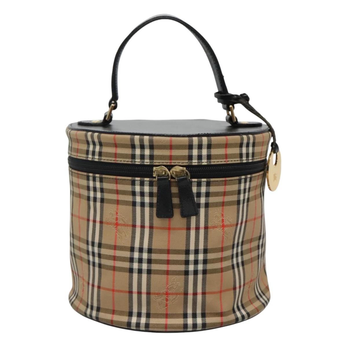 Burberry Haymarket Beige Canvas Clutch Bag ( )